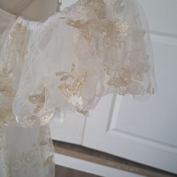 IWEMEK Spaghetti Strap Floral Lace Party Dress Medium NWT - Picture 6 of 15